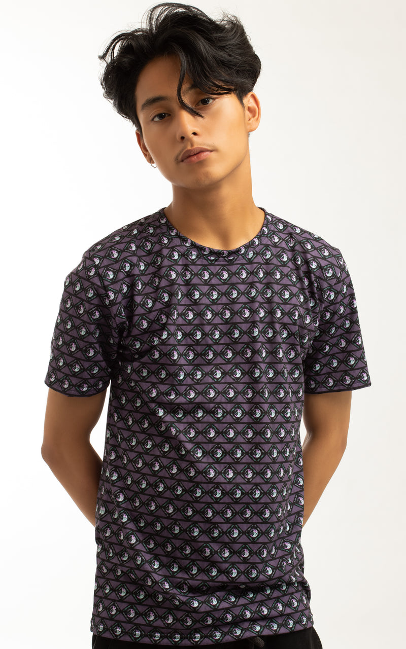 Moonlanding Crew Neck T-shirt in Mauve